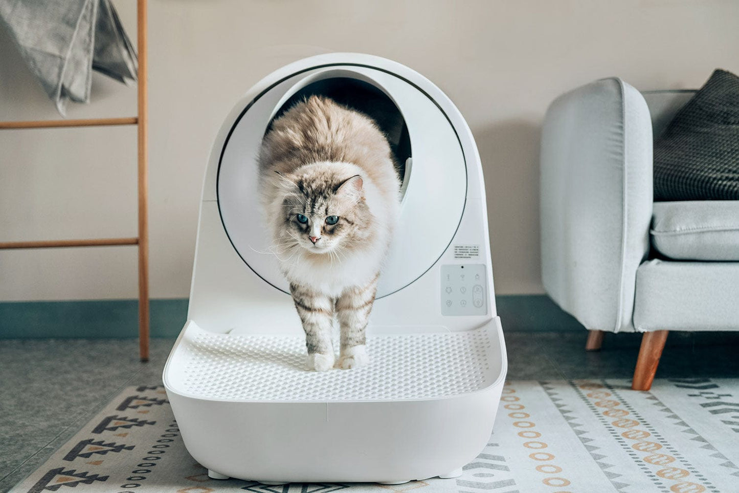 Distributor for Petkit, Catlink and Pidan - Petland Company Limited Ramp for CATLINK Scooper Luxury Pro / Young in White CATLINK automatic litter box automatic litter robot litter box litter robot self cleaning litter box