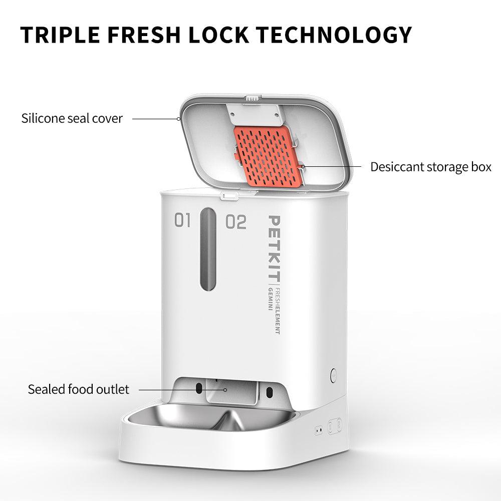 Distributor for Petkit, Catlink and Pidan - Petland Company Limited PETKIT SMART PET FEEDER - FRESH ELEMENT GEMINI PETKIT CAT DOG