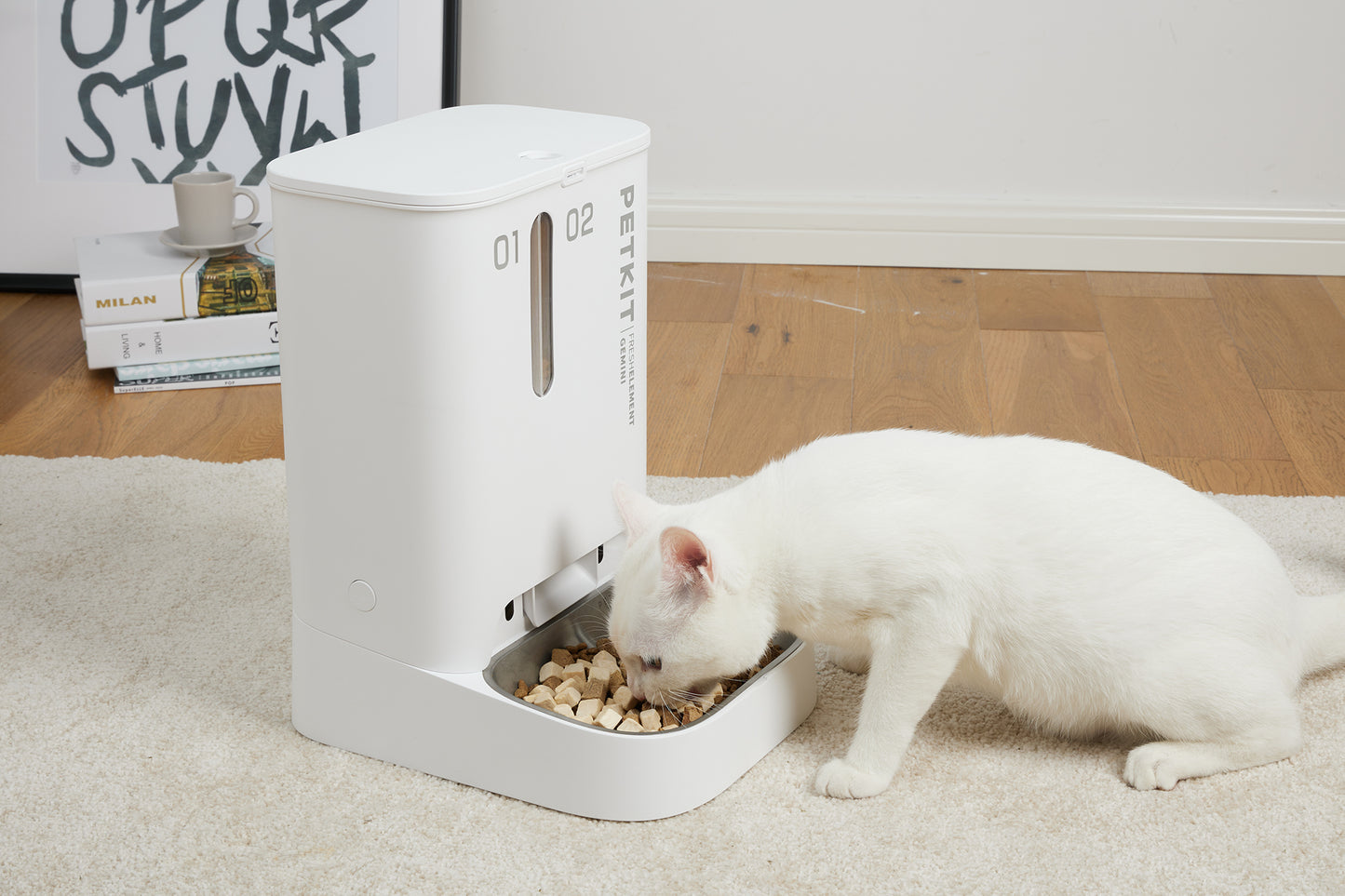 Distributor for Petkit, Catlink and Pidan - Petland Company Limited PETKIT SMART PET FEEDER - FRESH ELEMENT GEMINI PETKIT CAT DOG