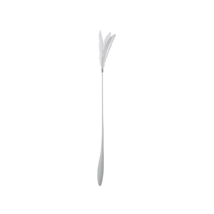 Distributor for Petkit, Catlink and Pidan - Petland Company Limited PIDAN GREY EXTENDED TEASER - FLEXIBLE CAT PLAY WAND WITH NATURAL FEATHERS PIDAN CAT