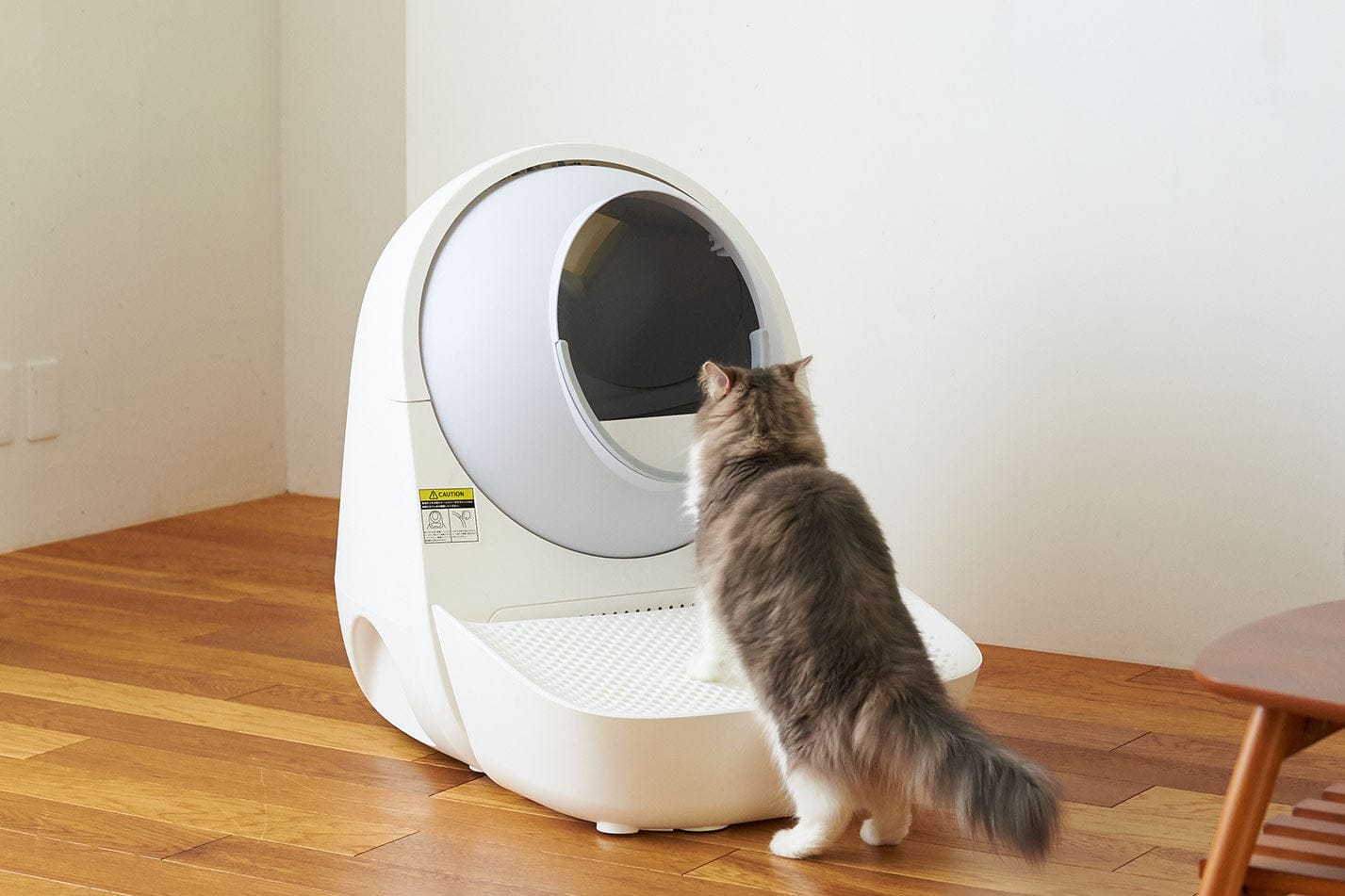 Distributor for Petkit, Catlink and Pidan - Petland Company Limited Ramp for CATLINK Scooper Luxury Pro / Young in White CATLINK automatic litter box automatic litter robot litter box litter robot self cleaning litter box